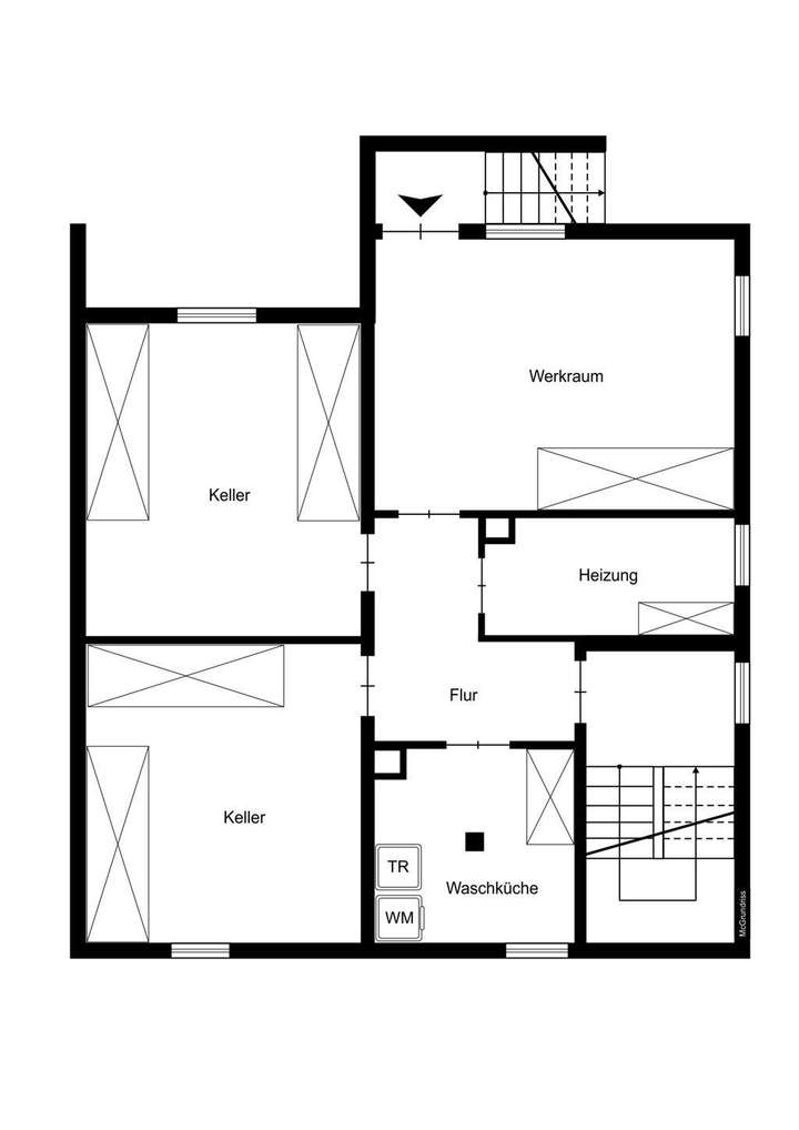 Grundriss kellergeschoss