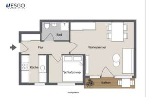 Entscheiden Sie selbst: Eigennutzung oder Investment - Moderne 2 Zi-Whg mit SW-Blk & top Anbindung – Die vollständige Adresse der Immobilie erhältst du vom Anbieter., 10713 Wilmersdorf, Berlin – Vorschaubild 8