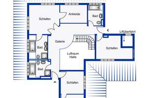 High-End-Living Penthouse-Wohnung Maisonette - in Erbpacht - – Die vollständige Adresse der Immobilie erhältst du vom Anbieter., 81679 Altbogenhausen, München – Vorschaubild 17