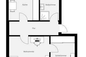 Kernsanierung 2025! hochwertig ausgestattete 2-Raum-Wohnung mit Südbalkon im 2.OG – Doberaner Straße 37, 18057 Kröpeliner-Tor-Vorstadt, Rostock – Vorschaubild 2