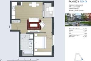 Moderne möblierte 2-Zi. Wohnung in Neupasing München – Hermine-von-Parish-Str. 60, 81245 Neupasing, München – Vorschaubild 2