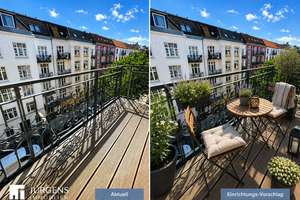 *Reserviert* Sonniger Balkon, stilvoll saniert, voller Altbaucharme – Die vollständige Adresse der Immobilie erhältst du vom Anbieter., 20251 Eppendorf, Hamburg – Vorschaubild 9