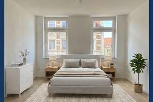 Einziehen & wohlfühlen: Frisch renovierte 3-Zimmer-Wohnung mit  Einbauküche und Balkon