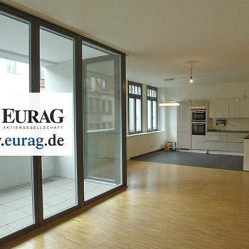 N-Gärten b. Wöhrd: Edle 3-Zi-Whg im Loftstil (2.OG m.L.), Parkett, EBK, Loggia, SP