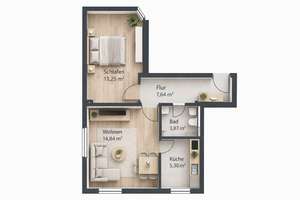 Kapitalanlage im Paket: Vermietete & leerstehende 2-Zimmer-Wohnungen im Denkmalobjek – Die vollständige Adresse der Immobilie erhältst du vom Anbieter., 4357 Mockau-Süd, Leipzig – Vorschaubild 7
