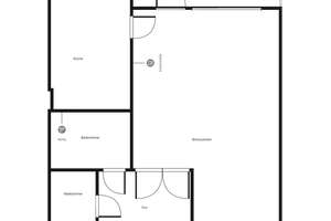 (WBS) Charmante 1-Zimmer-Wohnung mit großem Balkon, Fischgrätparkett und viel Gestaltungsspielraum – Skarbinastr. 59, 12309 Lichtenrade, Berlin – Vorschaubild 2