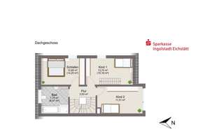 Willkommen in Ihrem neuen Zuhause – Die vollständige Adresse der Immobilie erhältst du vom Anbieter., 85051 Südwest, Ingolstadt – Vorschaubild 18