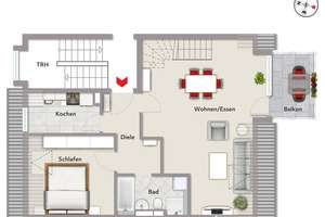 Helle Maisonette-Wohnung mit 84m² Wohn- und Nutzfläche! – Die vollständige Adresse der Immobilie erhältst du vom Anbieter., 90451 Eibach, Nürnberg – Vorschaubild 14