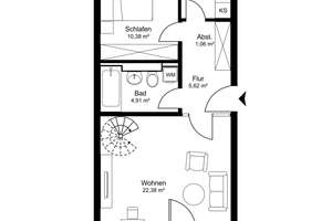Lichtdurchflutete Maisonettewohnung mit Galerie und sonniger Dachterrasse – Die vollständige Adresse der Immobilie erhältst du vom Anbieter., 81927 Englschalking, München – Vorschaubild 12
