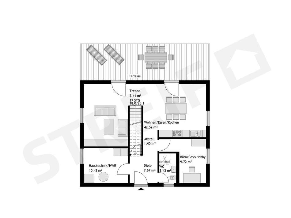 Grundriss Erdgeschoss