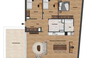 Exklusive 4-Zimmer-Wohnung am Zollhafen in Mainz – Kaufmannshof 3, 55120 Neustadt, Mainz – Vorschaubild 16