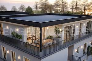 Ulrichs Gärten: Exklusives Penthaus mit umlaufender Dachterrasse und Blick ins Grüne