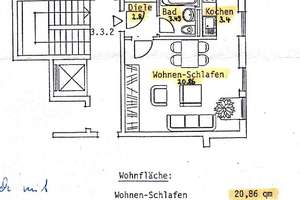 1-Zimmer-Wohnung mit Einbauküche in München-Moosach in Top-Lage – Bunzlauer Straße 40, 80992 Moosach-Bahnhof, München – Vorschaubild 3