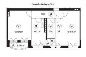 vermietete Altbauwohnung mit Balkon in Lichterfelde – Müllerstraße 29, 12207 Lichterfelde, Berlin – Vorschaubild 8