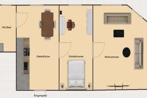 Gehobene Altbauwohnung mitten in Rüttenscheid 2 Zimmer  ca.52 m² – Die vollständige Adresse der Immobilie erhältst du vom Anbieter., 45131 Rüttenscheid, Essen – Vorschaubild 17