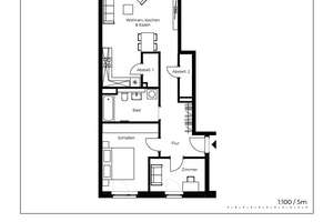 großzügige 2,5-Zimmer-Wohnung mit Südwestbalkon – Die vollständige Adresse der Immobilie erhältst du vom Anbieter., 23558 Sankt Lorenz Süd, Lübeck – Vorschaubild 9