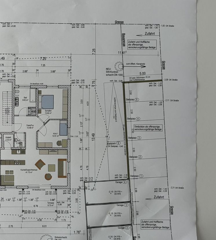 Grundriss EG- links