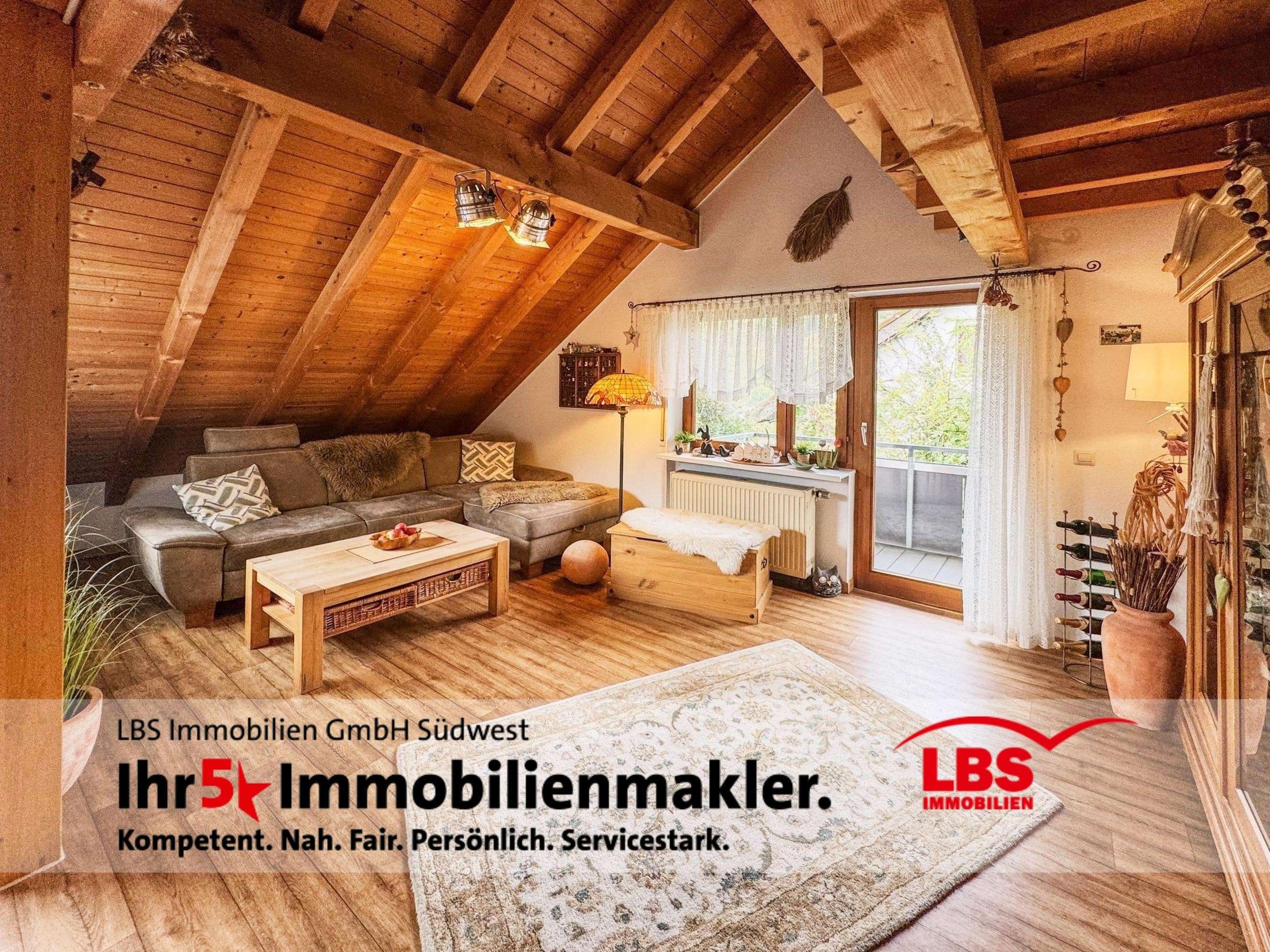 Immobilie in Aitern - Kapitalanlage: Charmante 4,5-Zimmer-Dachgeschosswohnung - Bild 0