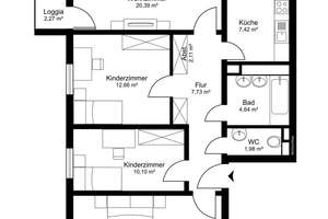4-Zimmer-Wohnung mit Balkon und Modernisierungspotenzial – ideal für Eigennutzer & Kapitalanleger – Die vollständige Adresse der Immobilie erhältst du vom Anbieter., 81245 Altaubing, München – Vorschaubild 8