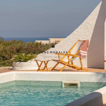Reizendes Chalet mit Meerblick in Cala Morell, Ciutadella de Menorca.