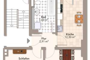 Helle geräumige 2-Raum-Wohnung in Sudenburg – 39112 Sudenburg, Magdeburg – Vorschaubild 13