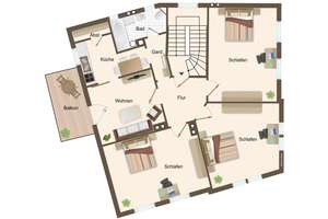 4ZKB Wohnung in bester Lage in Osnabrück (WG-tauglich) – Schlosswall 24, 49074 Wüste, Osnabrück – Vorschaubild 14
