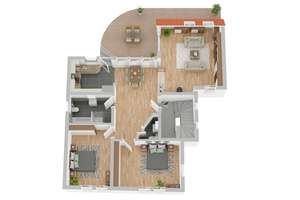 PROVISIONSFREI! Ihr Investment in Pfinztal: Solides Zweifamilienhaus mit Garten und Garagen – Die vollständige Adresse der Immobilie erhältst du vom Anbieter., 76327 Pfinztal – Vorschaubild 3