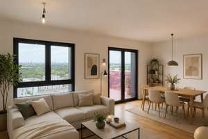 Ihr neues Zuhause: Stilvolle 3-Zimmer-Wohnung mit Einbauküche und Balkon – Thomas-Jefferson-Straße 38, 68309 Käfertal, Mannheim – Vorschaubild 1