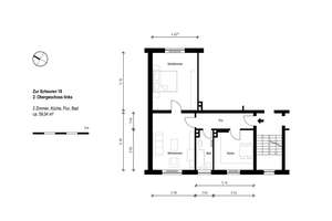 Charmante Zwei- Zimmer Wohnung Nähe Barmer City – Zur Scheuren 18, 42275 Barmen, Wuppertal – Vorschaubild 11