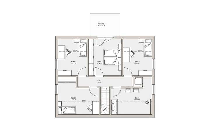 Grundriss Dachgeschoss