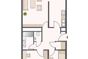 Top sanierte, moderne 3,5-Zimmer Wohnung mit Balkon und TG-Stellplatz – Die vollständige Adresse der Immobilie erhältst du vom Anbieter., 70599 Asemwald, Stuttgart – Vorschaubild 17