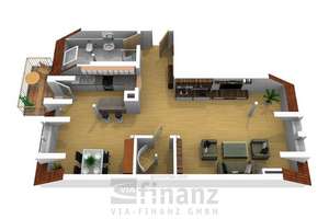 2-Raum-Maisonette-Wohnung in Schloßchemnitz – Wattstraße 7, 9113 Altendorf, Chemnitz – Vorschaubild 12