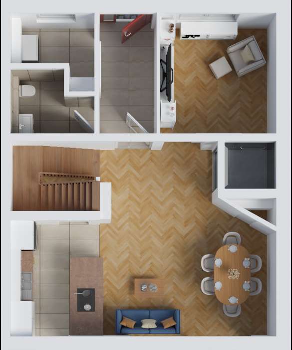 Erdgeschoss Grundrissskizze