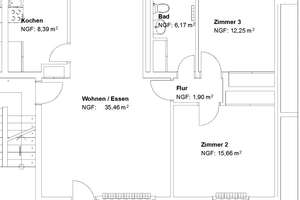 Charmante 3 ZKB in Harleshausen! – John-F.-Kennedy-Straße 9, 34128 Harleshausen, Kassel – Vorschaubild 2