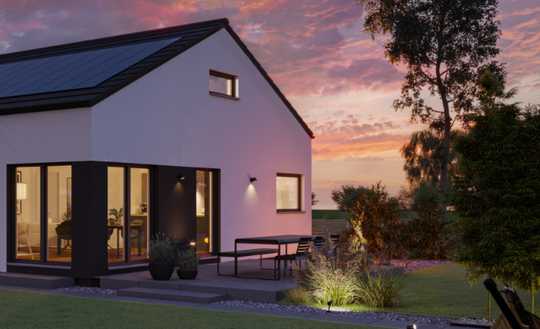 Wohnen ohne Schwellen: 3-Zimmer-Bungalow mit optimiertem Grundriss.