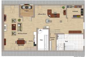 Offene Galeriewohnung mit traumhafter Dachterrasse und Kaminofen in Hannover sucht neuen Eigentümer – Die vollständige Adresse der Immobilie erhältst du vom Anbieter., 30459 Oberricklingen, Hannover – Vorschaubild 20