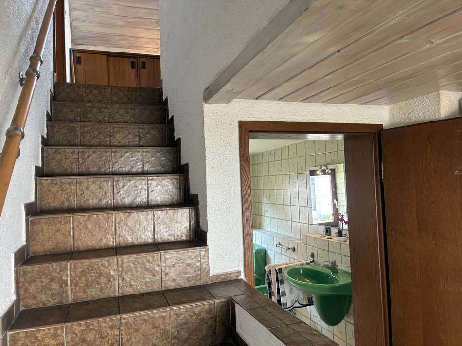 Treppe ins Dachgeschoss