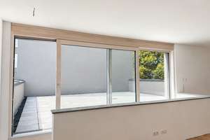 Erstbezug: 2-Zi.-Maisonette mit großer Dachterrasse, Keller & TG