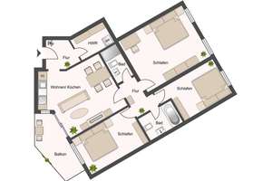 ab 01.05.2026 ! Hochwertige 4-Zimmer Erdgeschosswohnung I 2 Bäder I Terrasse I Leipzig Zentrum-Nord – Die vollständige Adresse der Immobilie erhältst du vom Anbieter., 4105 Zentrum-Nord, Leipzig – Vorschaubild 23