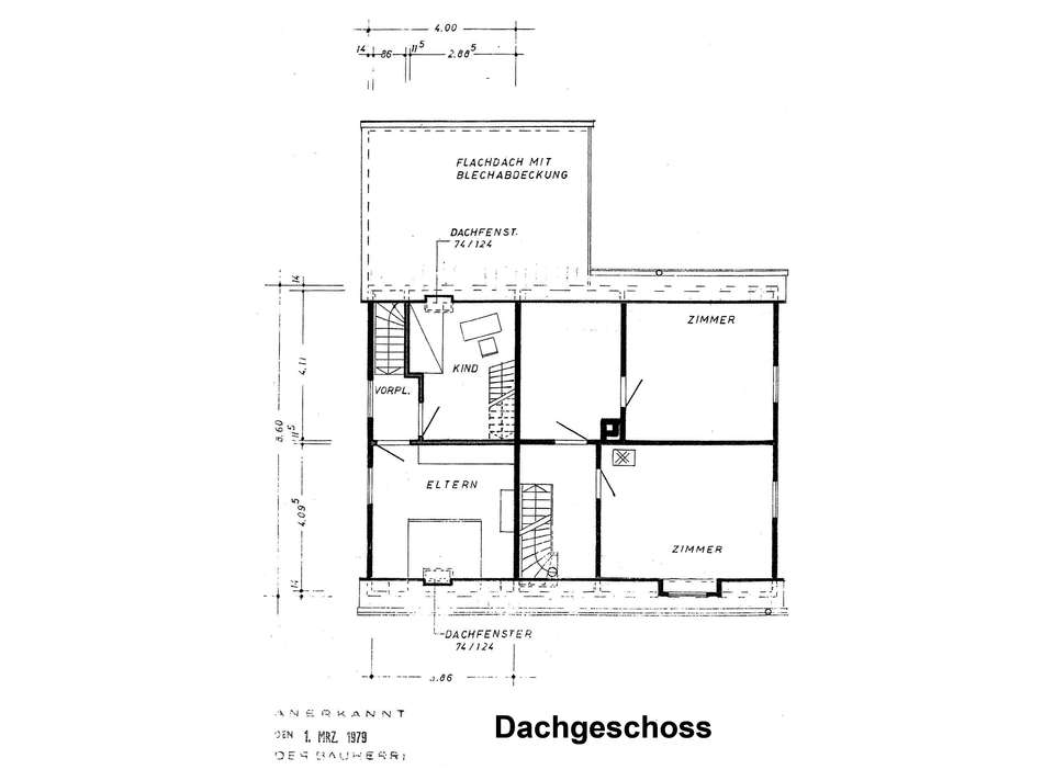 Grundriss Dachgeschoss