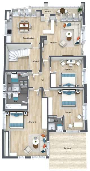 Grundriss Obergeschoss