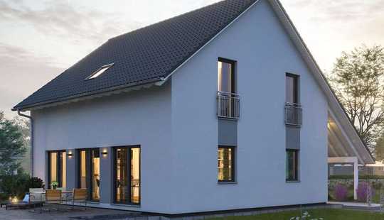 Bild von Durchdachte Architektur, nachhaltig gebaut, Top Grundstück in Feldrandlage
