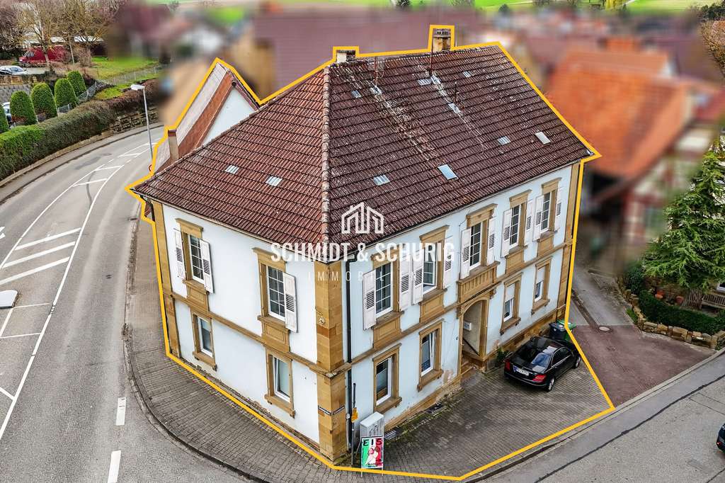 Immobilie in Kürnbach - Kapitalanlage mit Charme: Vermietetes Mehrfamilienhaus mit Ausbaupotenzial - Bild 0