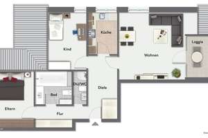 Komfortable 3-Zi. Wohnung mit Loggia und Garage in ruhiger Lage in Hamburg-Billstedt – Die vollständige Adresse der Immobilie erhältst du vom Anbieter., 22119 Billstedt, Hamburg – Vorschaubild 21