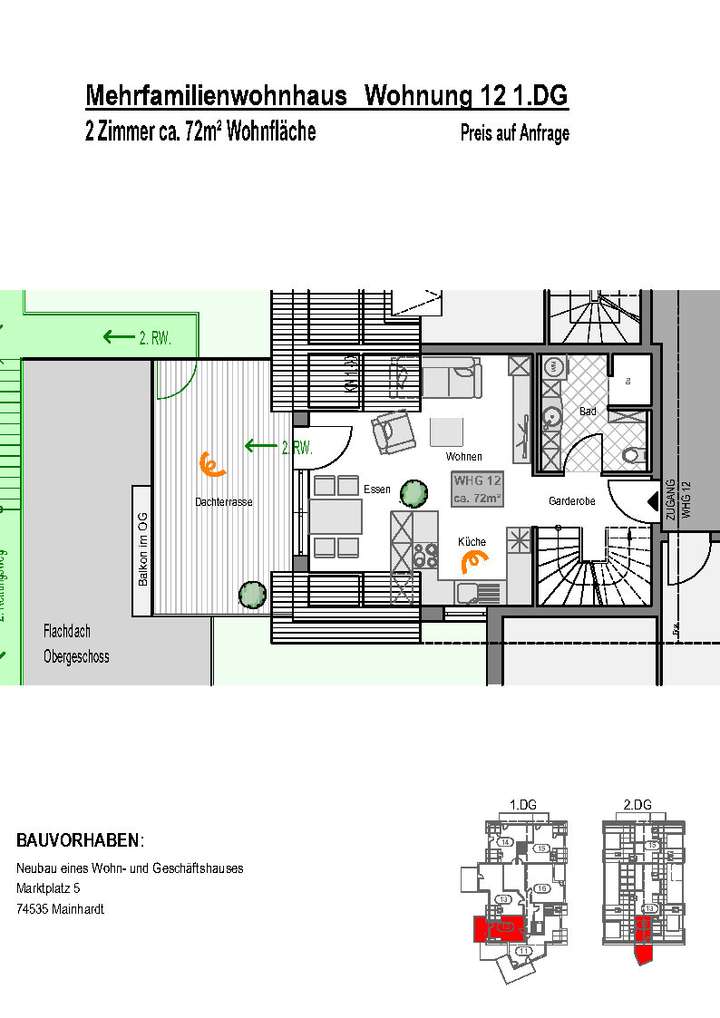 Wohnung Nr. 12 / 1. Dachgescho