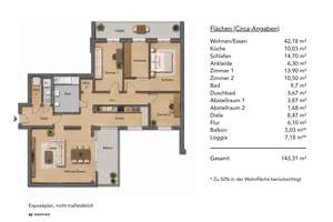 Familienfreundliche 4-Zimmer Wohnung mit Balkon und Loggia – 60486 Gallus, Frankfurt am Main – Vorschaubild 7
