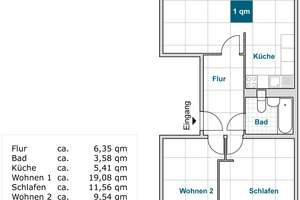 Einbauküche kann vom Vormieter f. 1500 € abgekauft werden, Nachmieter ab 1.10.26 gesucht! – Rottwerndorfer Str. 36, 1257 Leuben (Stadtteil), Dresden – Vorschaubild 4