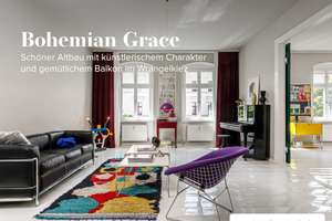 Bohemian Grace - Schöner Altbau mit künstlerischem Charakter und gemütlichem Balkon im Wrangelkiez