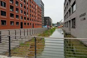 2-Zimmer-Singlewohnung , Teilmöbliert  mit Balkon in Mainz-Zollhafen
