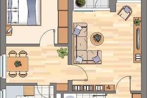 2-Zimmer-Wohnung in Dortmund Wickede – Rauschenbusch Straße 63, 44319 Wickede, Dortmund – Vorschaubild 3